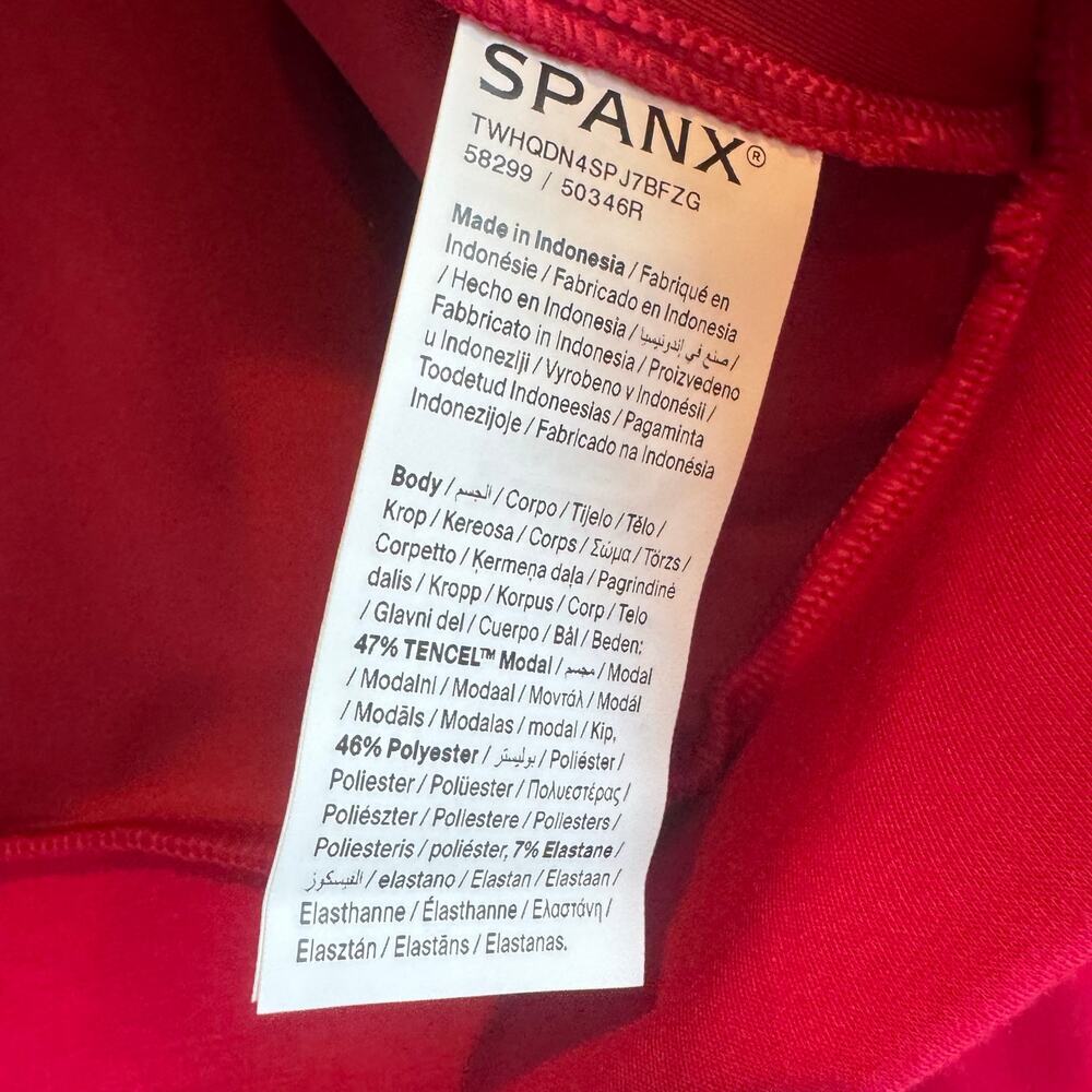 Spanx Women's Air Essentials Lightweight Half Zip Sweatshirts Fuchsia XL NWT - Picture 11 of 14